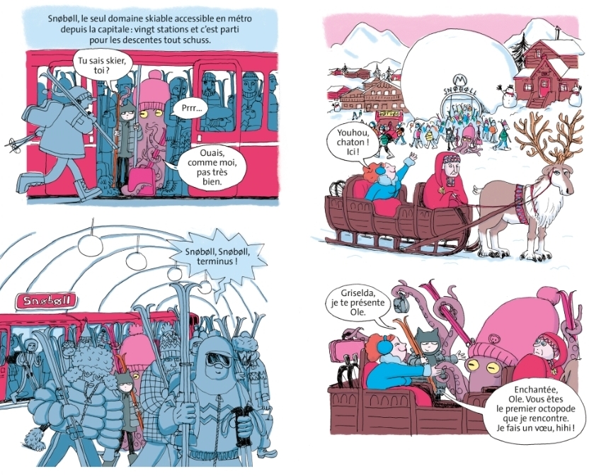 Extrait du chapitre 1 de Miss Chat - Le mystère de la neige chaude, tome 3.